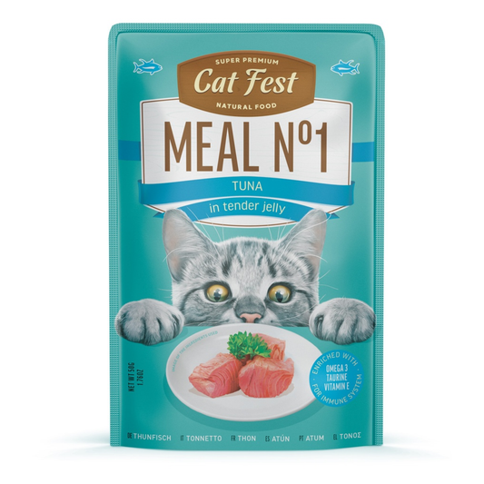 Cat Fest Wet Cat Food in Jelly & Tuna - 50g