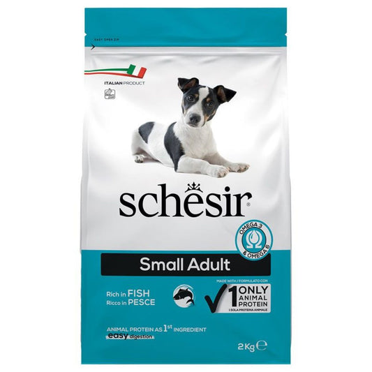 Schesir Small Adult Fish Dry Dog food 2KG