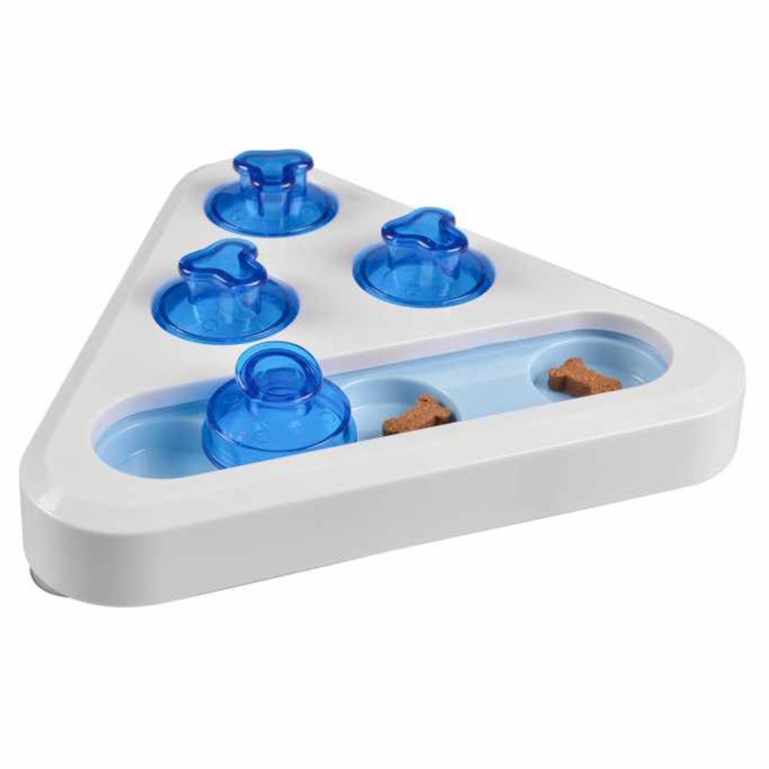 Duvo+ Seek N Snack Puzzle Feeder Triangle 24x24x5.5cm
