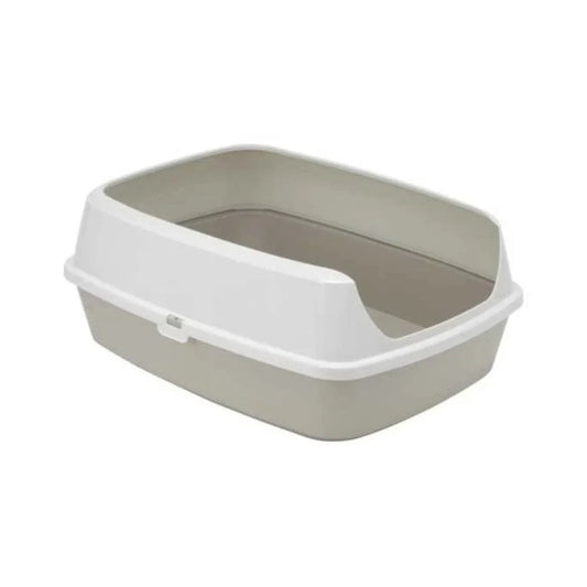 Moderna Maryloo Large Cat Litter Tray With Rim – Recycled Plastic – 50.2 x 38.4 x 16.1 cm