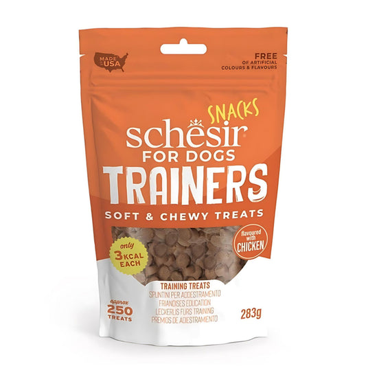Schesir Dog Trainers Soft & Chewy Chicken Treats - 283G
