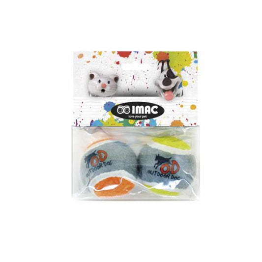 Imac Tennis Ball Dog Toy – Pack of 2 – Ø6.4 cm – Bouncy & Durable