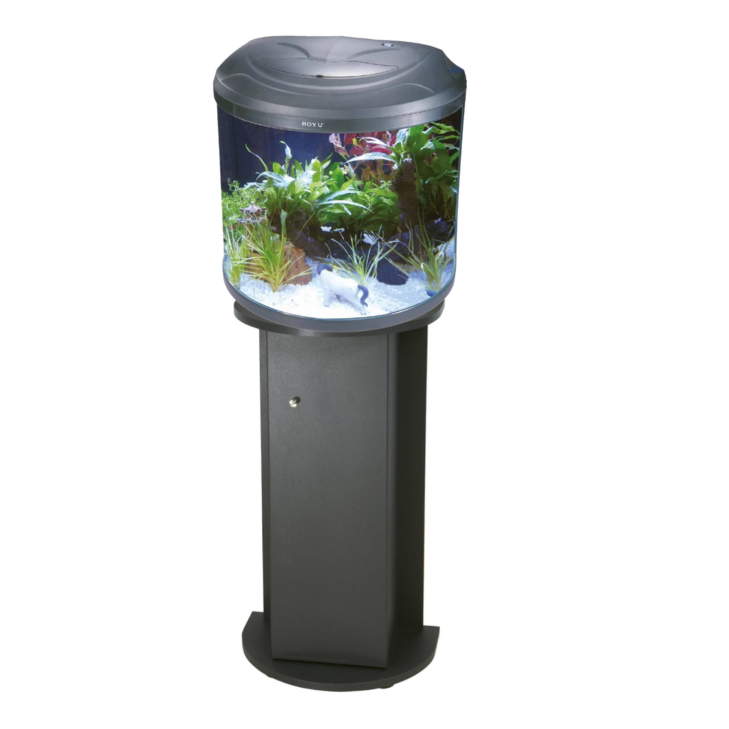 Boyu Half Moon Aquarium Cabinet - 612Lx368Wx613Hmm