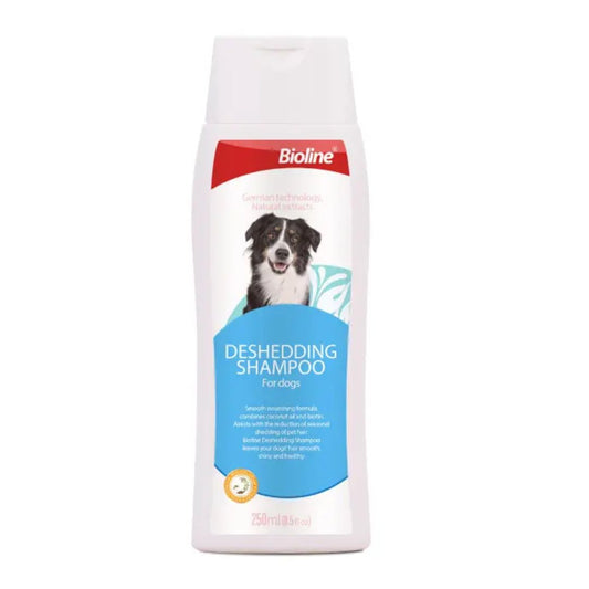 Bioline Deshedding Shampoo for Dogs 250ml Shed Control Formula