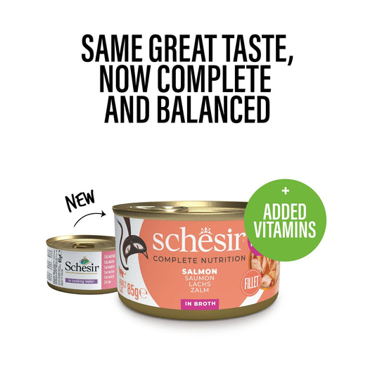 Schesir Cat Wet Food Salmon Natural Style 85G