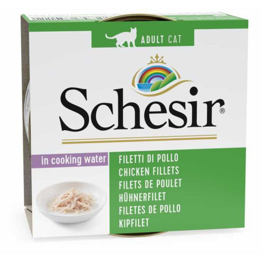 Schesir Cat Wet Food Chicken Fillets Natural Style 85G