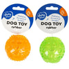 Duvo+ TPR Ball Squeaky Orange/Green - 5.5cm
