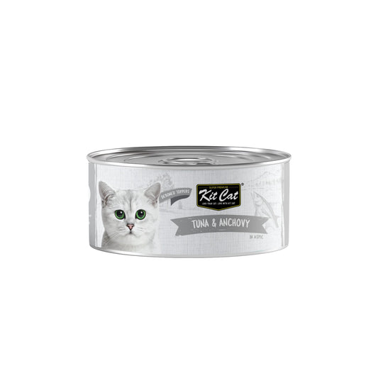 Kit Cat Deboned Tuna & Anchovy Toppers Wet Food For Cat - 80g