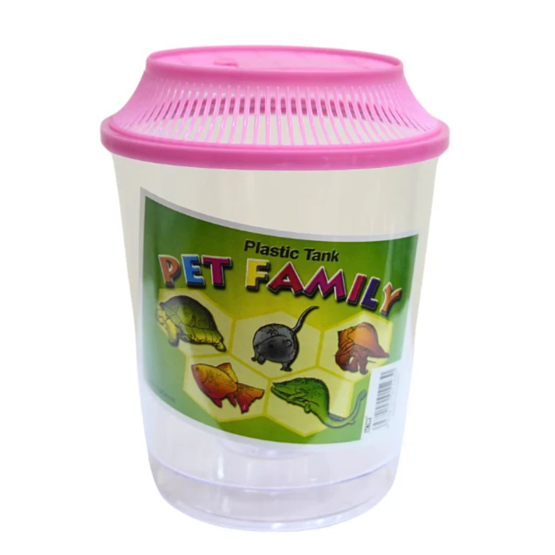 KW Zone Plastic Aquarium Tank – 10cm – Small Betta Fish Container