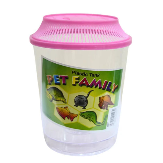 KW Zone Plastic Aquarium Tank – 10cm – Small Betta Fish Container