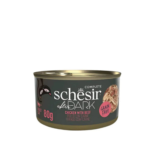 Schesir Wholefood Broth Chicken & Beef Wet Cat food 80G