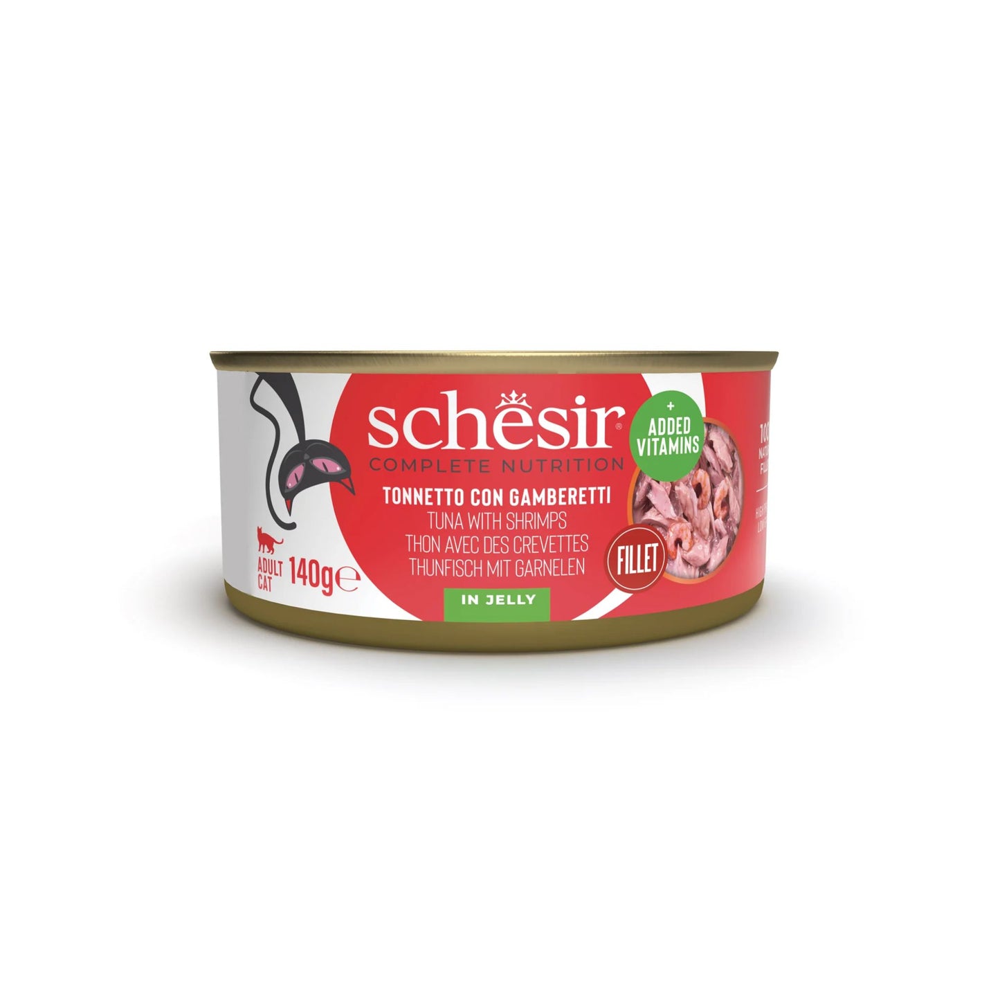 Schesir Cat Wet Food-Tuna With Shrimps[Weight - 140g]