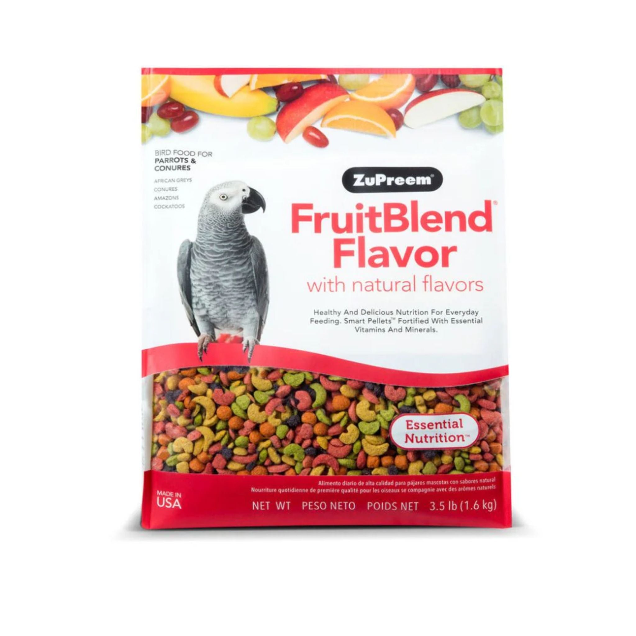 Fruitables Fruitblend Flavor Medium & Large Parrot Food