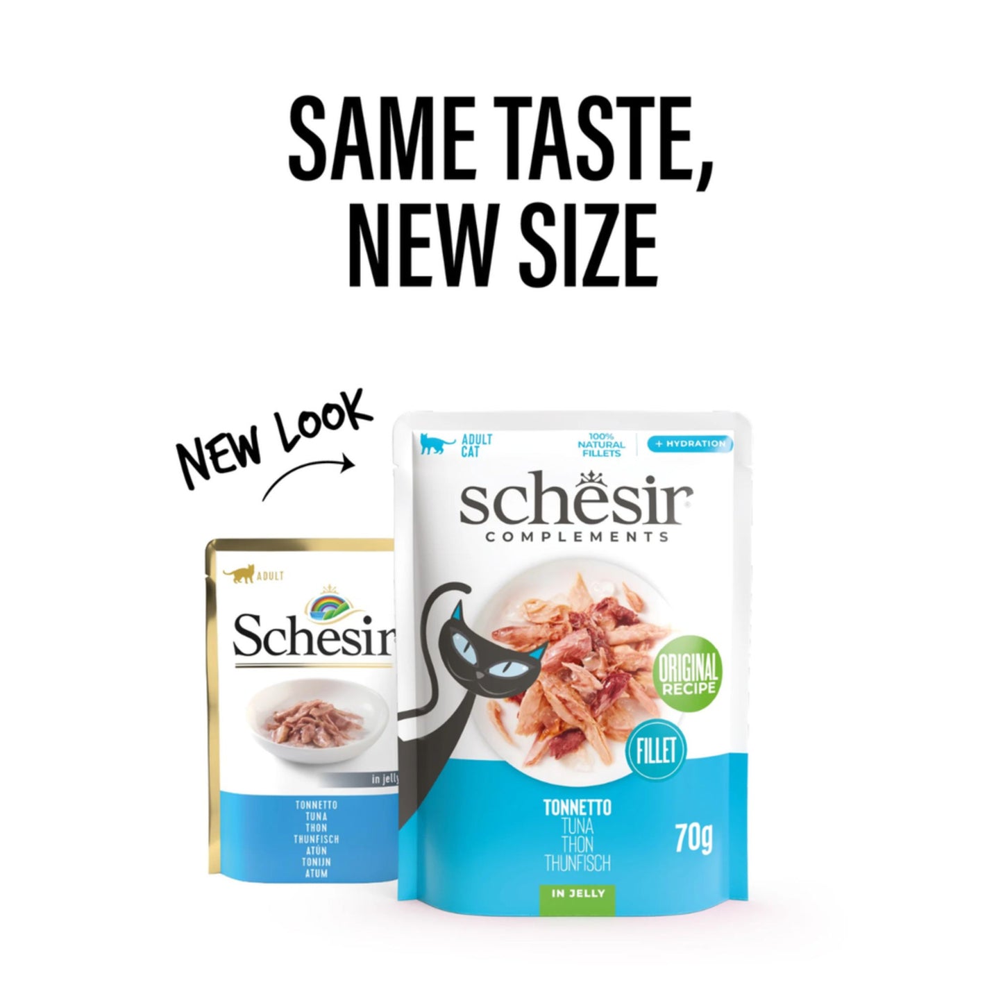 Schesir Complements Cat Wet Food Tuna In Jelly - 70g 