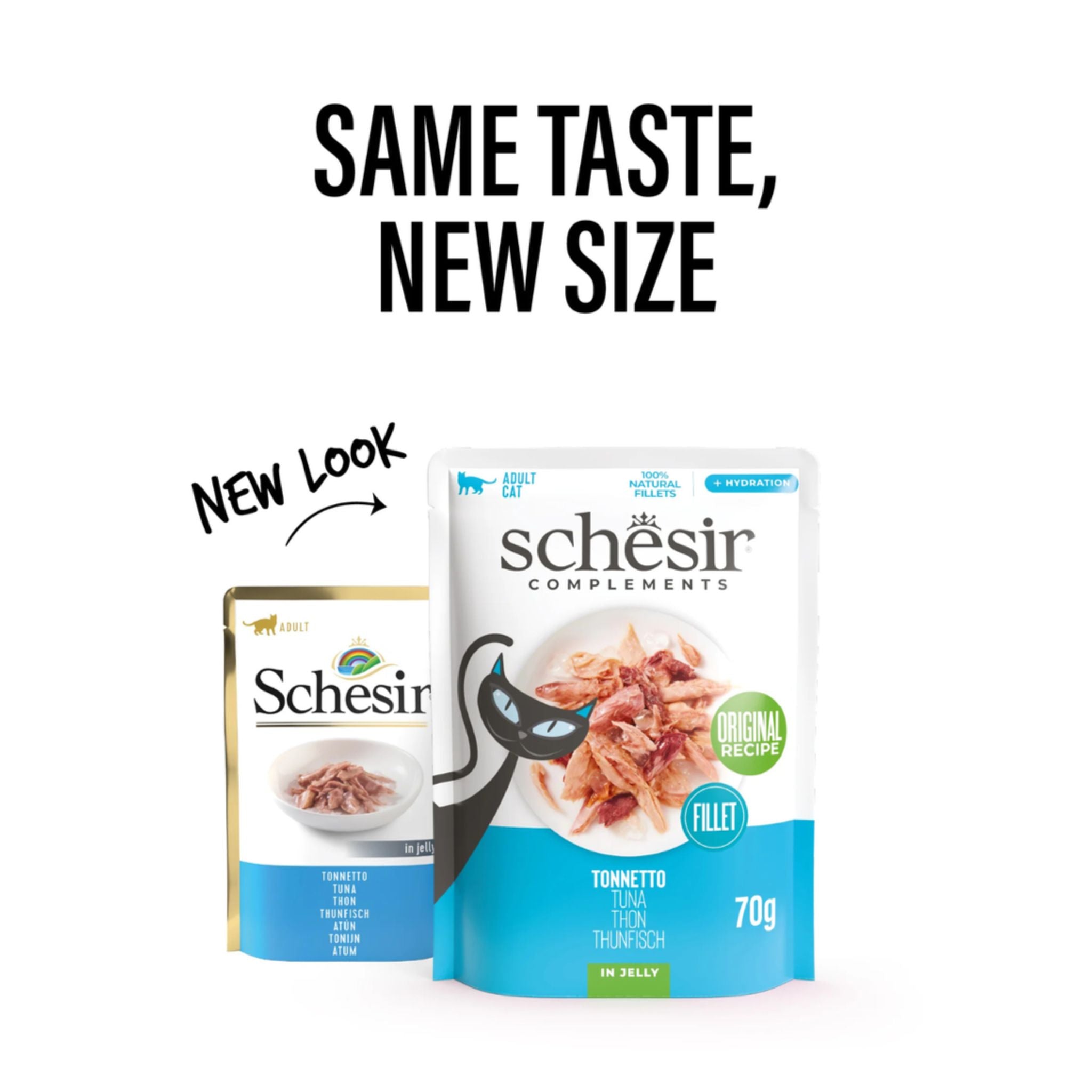Schesir Complements Cat Wet Food Tuna In Jelly - 70g 