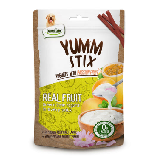 Dentalight Yumm Stix Dog Treats With Passion Fruit - 70g