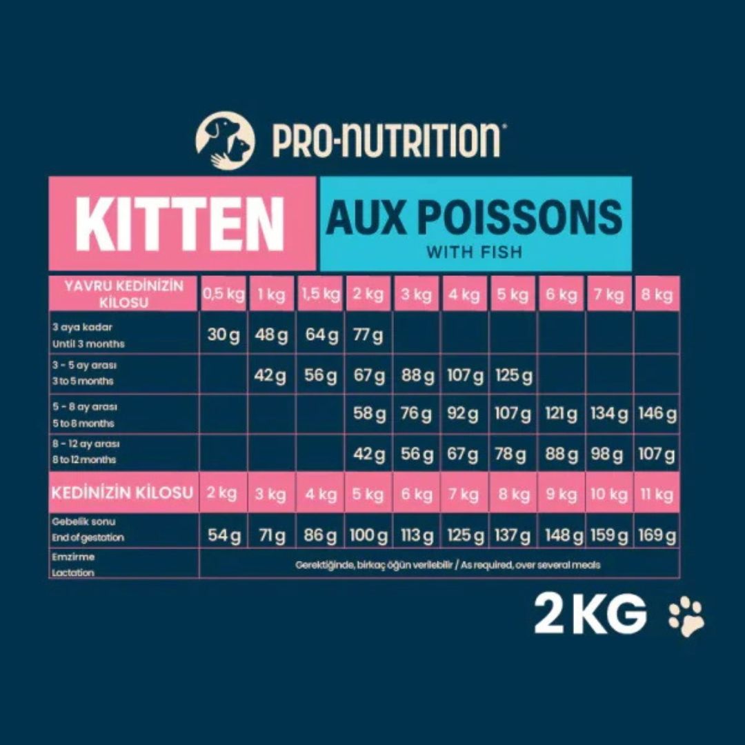 Pro Nutrition Prestige Kitten Cat Dry Food 2Kg