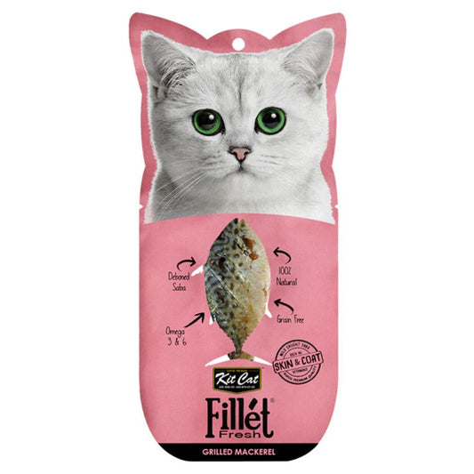 Kit Cat Fillet Grilled Mackerel ‚Natural Wet Cat Food