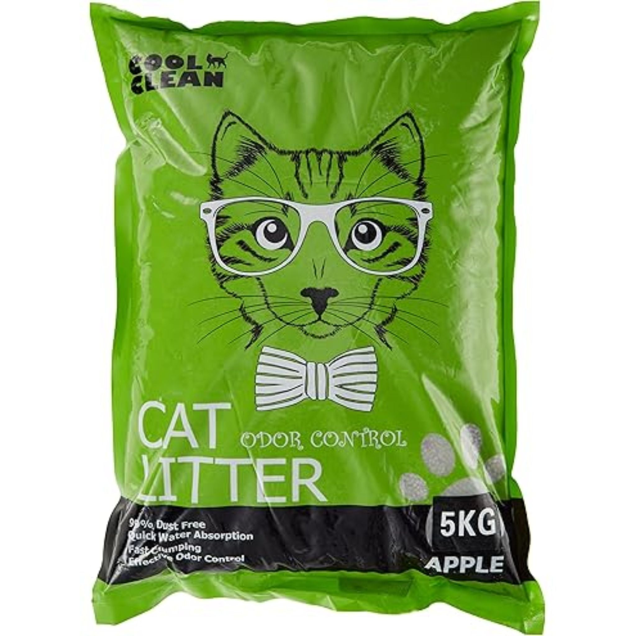 Cool Clean Clumping Cat Litter Apple Scent - 5kg