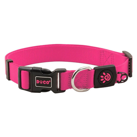 Doco Signature Nylon Collar Color Pink Sizes - Xl