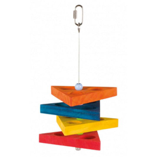 Pado Triangular Stacked Natural Bird Toy - 26x13.5cm