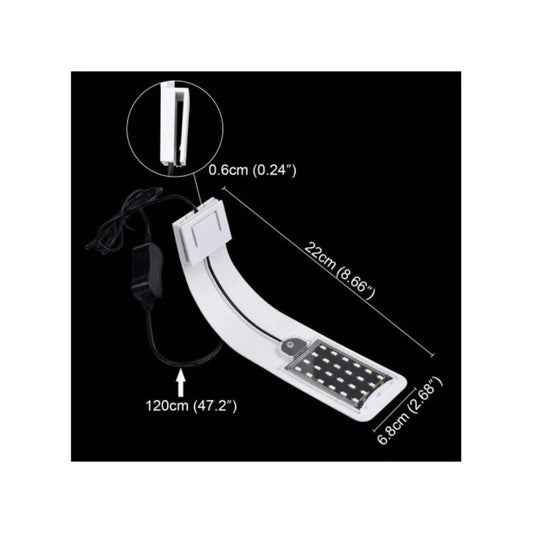 Roxin LED Top Light 10W – White & Blue, White Body Tank Light