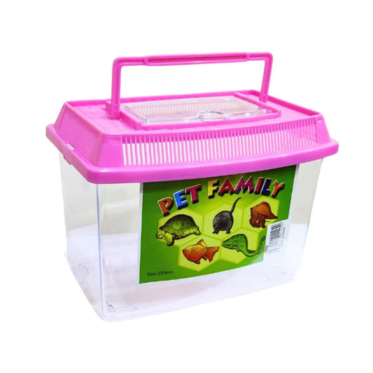 KW Zone Plastic Aquarium Tank – 23cm – Large Transparent Fish Tank