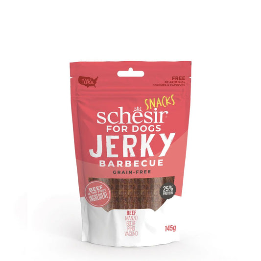 Schesir Dog Jerky Grain-Free BBQ Beef 145G