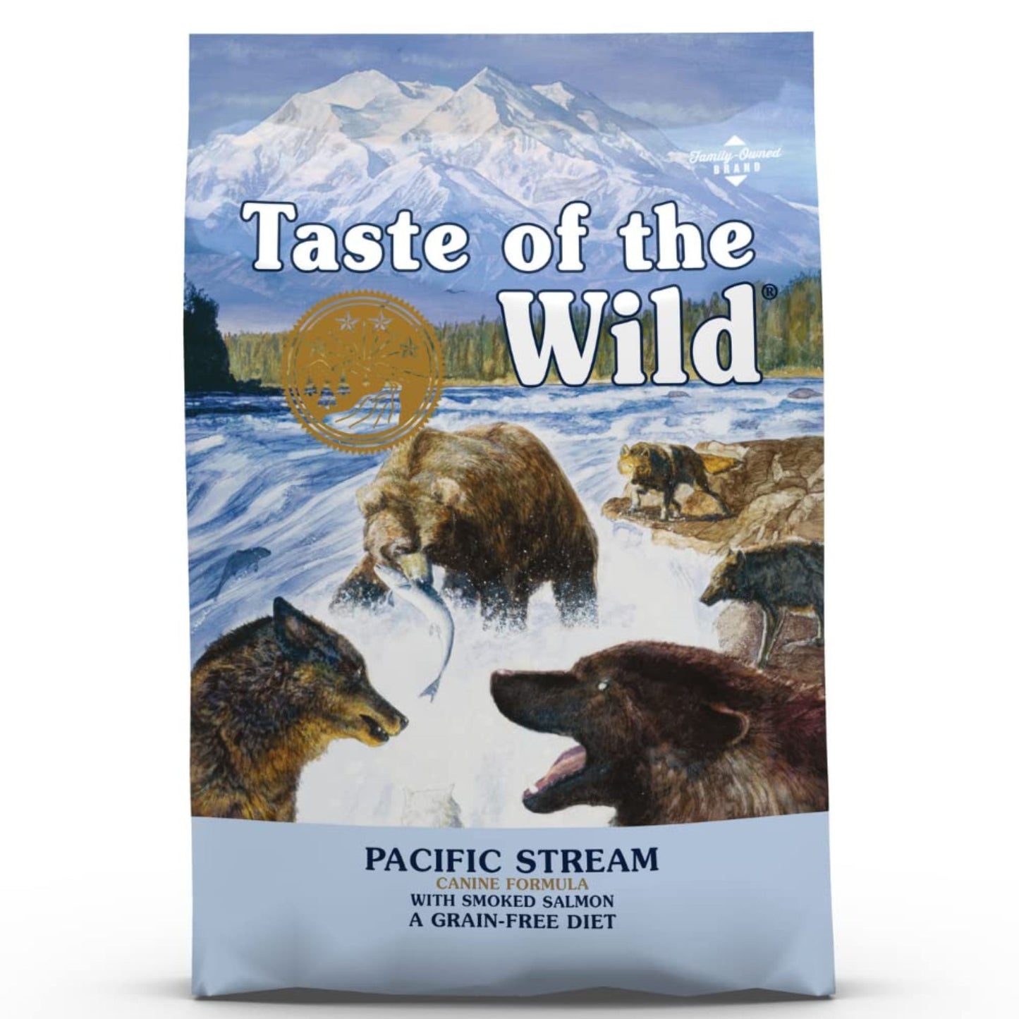 Taste Of The Wild Pacific Stream Canine Recipe With Smoked Salmon Dog Food - 12.2kg