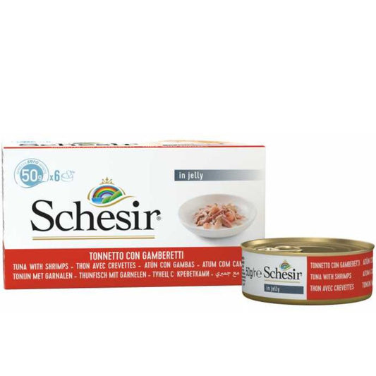 Schesir Cat Wet Food – Tuna & Shrimps