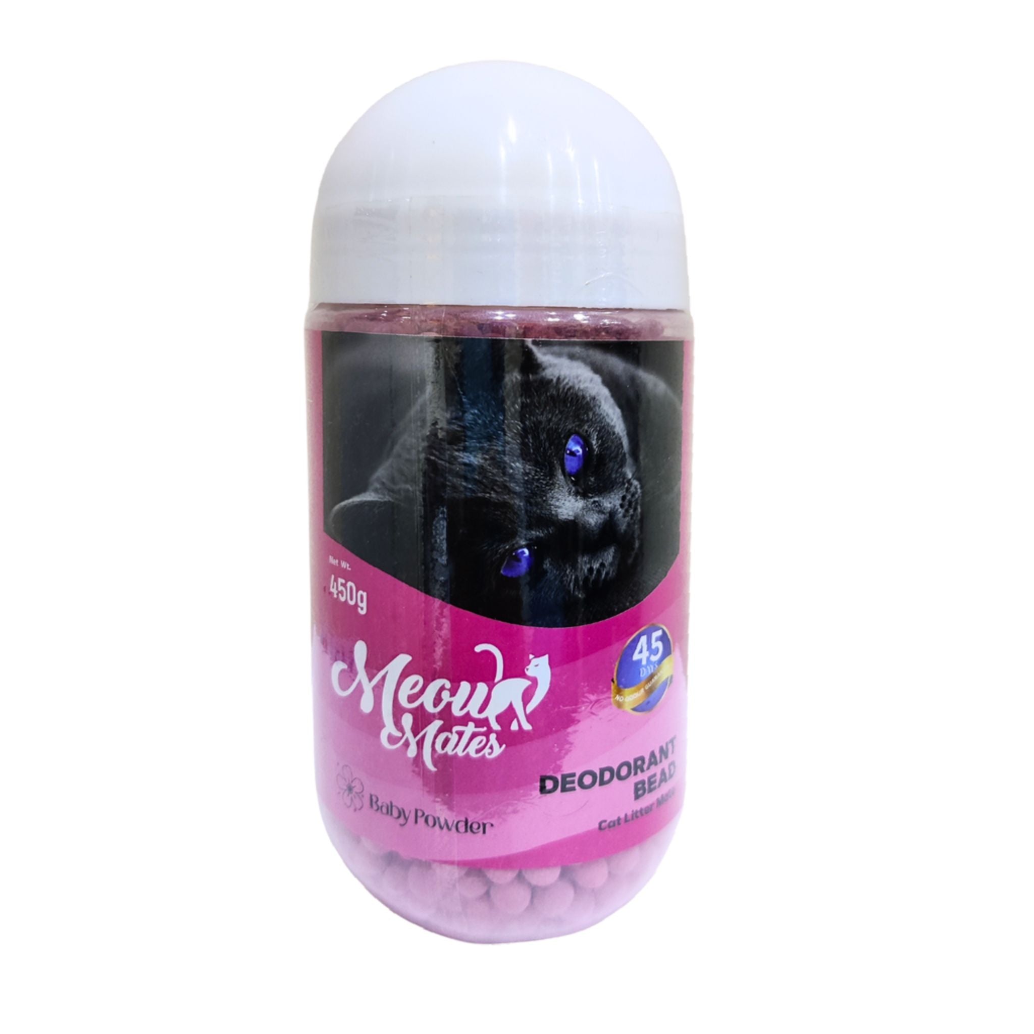 Meow Mates Deodorant For Cat Bead Baby Powder - 450g