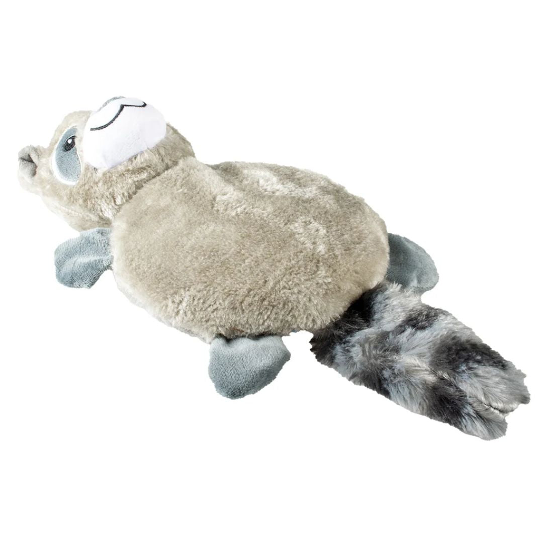 Duvo+ Plush Raccoon Mega Squeaky Dog Toy – 38x21x10cm, Grey