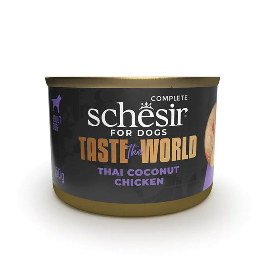 Schesir Dog Wet Food Taste the World Thai Coconut Chicken 150G