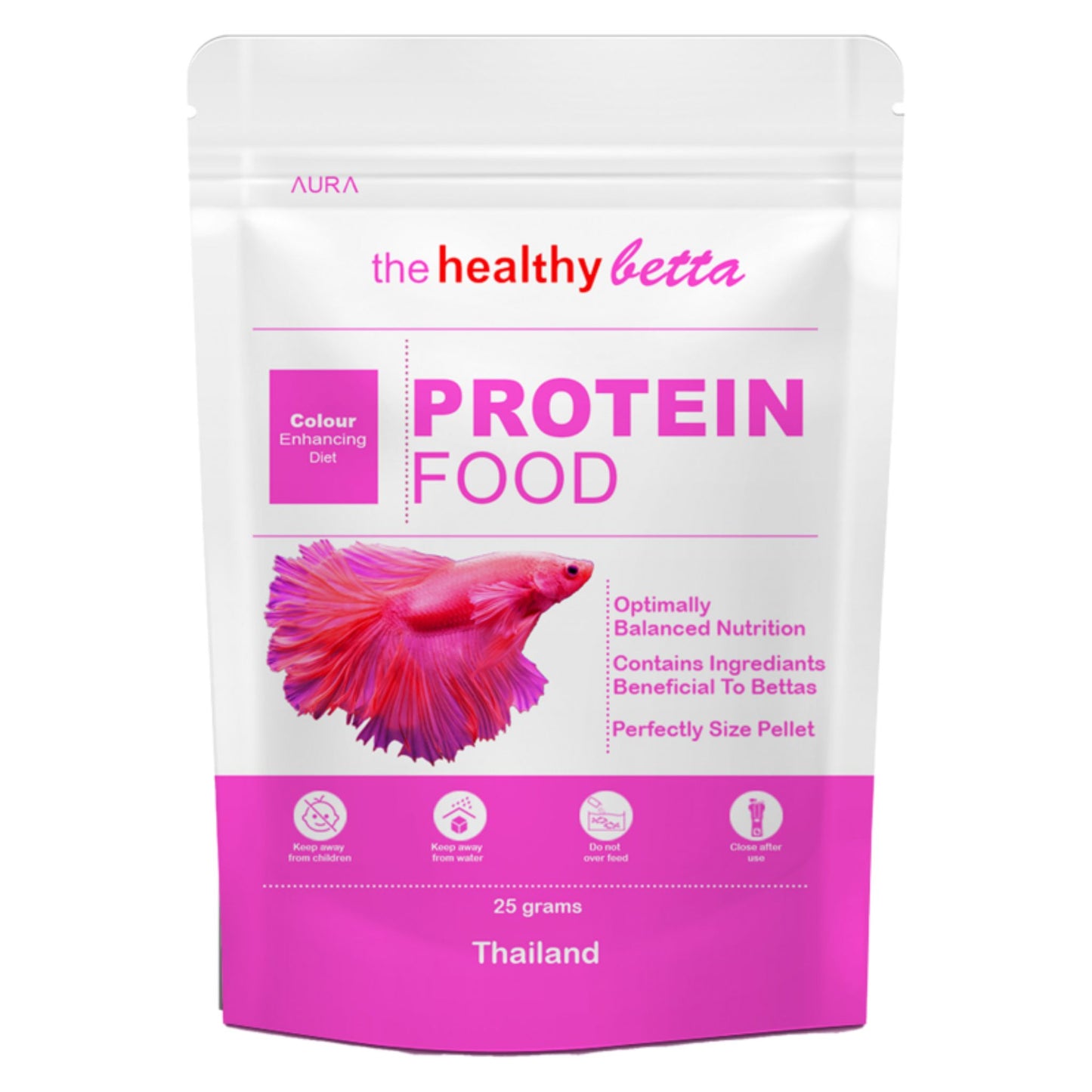 Horizone Aura Betta Protein Fish Food – 25g
