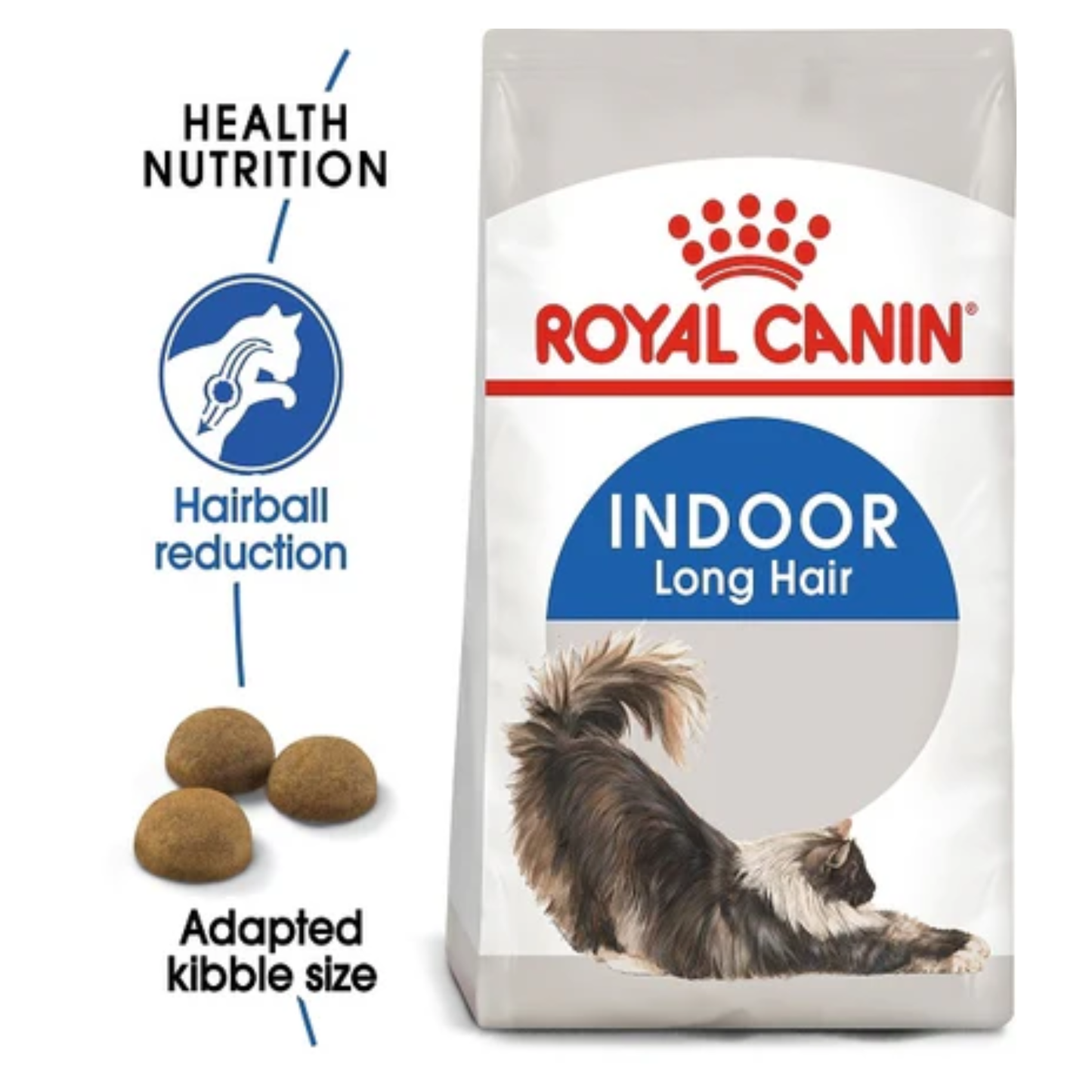 Royal Canin Feline Health Indoor Long Hair Cat Dry Food - 2kg