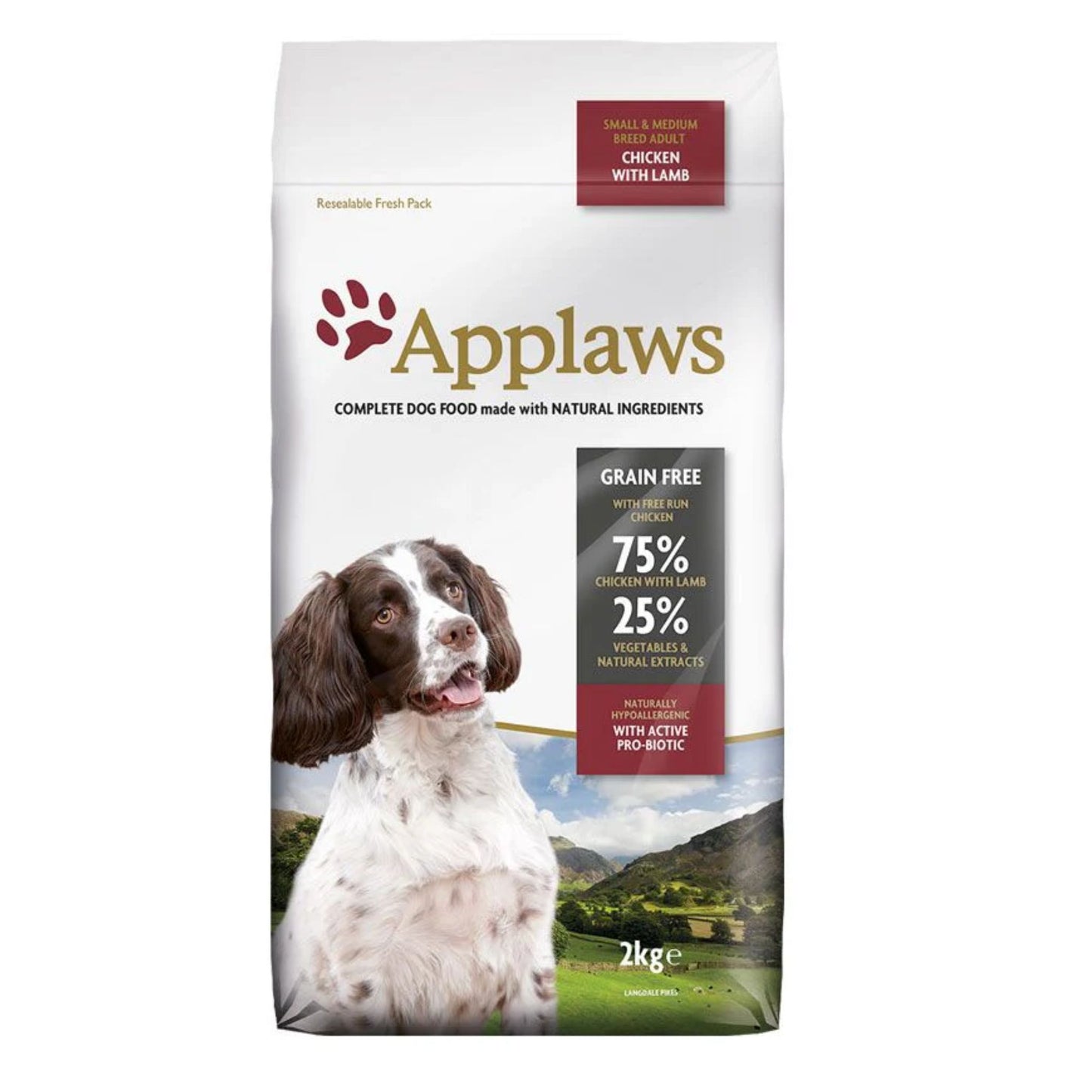 Applaws Chicken With Lamb Small & Medium Breed Adult Dry Dog Food