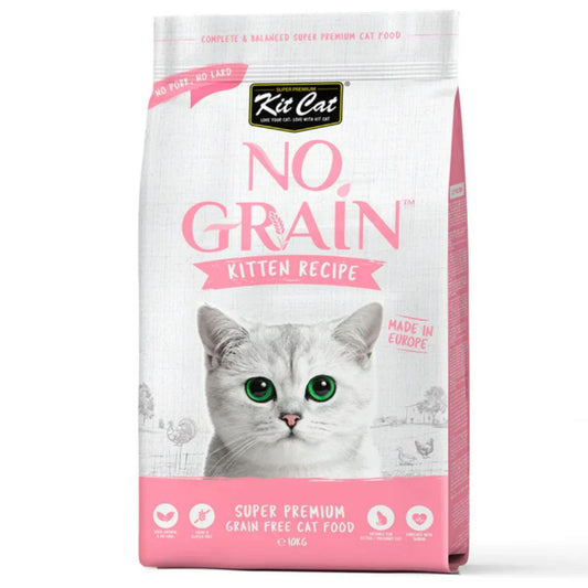 Kit Cat No Grain Kitten Recipe Super Premium Dry Food