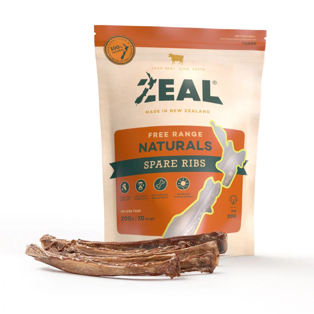Zeal Spare Ribs Dog Treats Protein Rich Snack - 200g