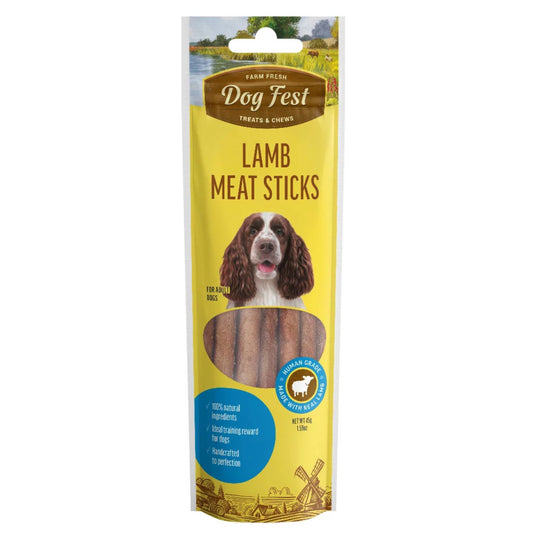 Dog Fest Lamb Meat Sticks for Adult Dogs - 45g (1.59 oz)