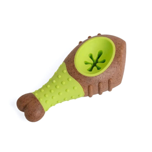 Pado Green & Grey Bone Tougher Dog Toy - 13x6.5x4cm