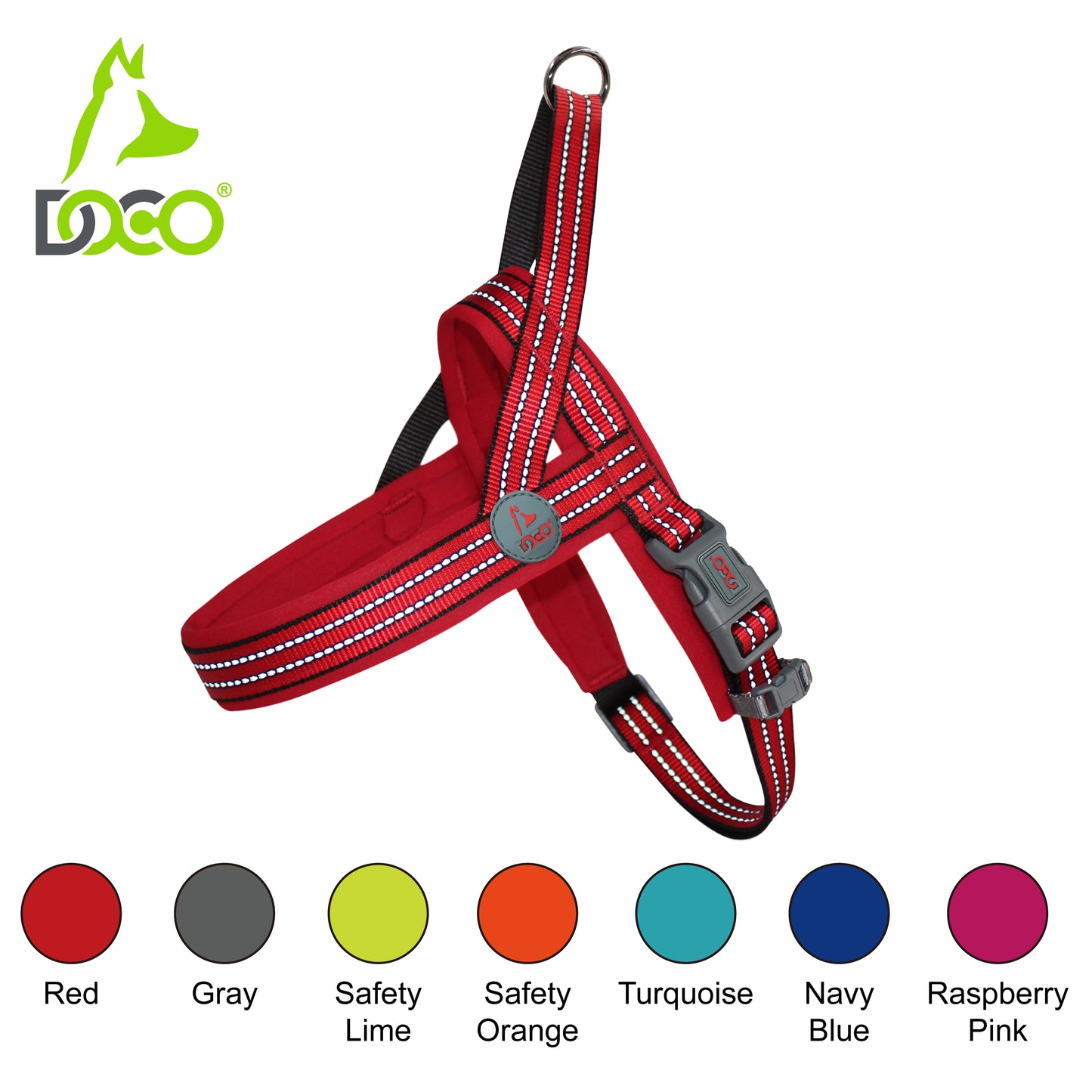 Doco Vario Neoprene Reflective Harness – Comfortable Dog Harness