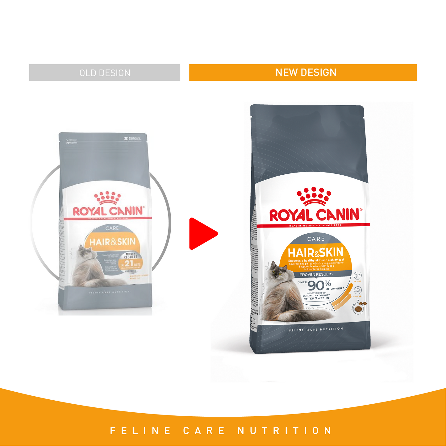 Royal Canin Feline Care Nutrition Hair & Skin Cat Dry food 10kg
