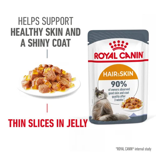 Feline Care Nutrition Hair & Skin Jelly (Intense Beauty) (Wet Food - Pouches) 12X85G