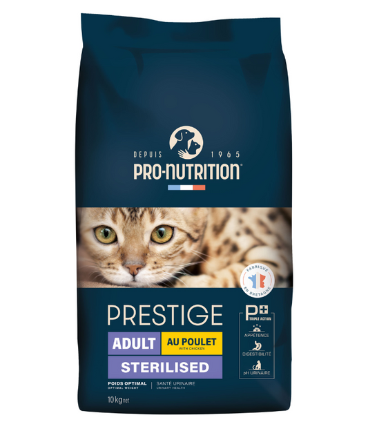 Prestige Cat Dry Food Adult Sterilised Chicken - 10Kg