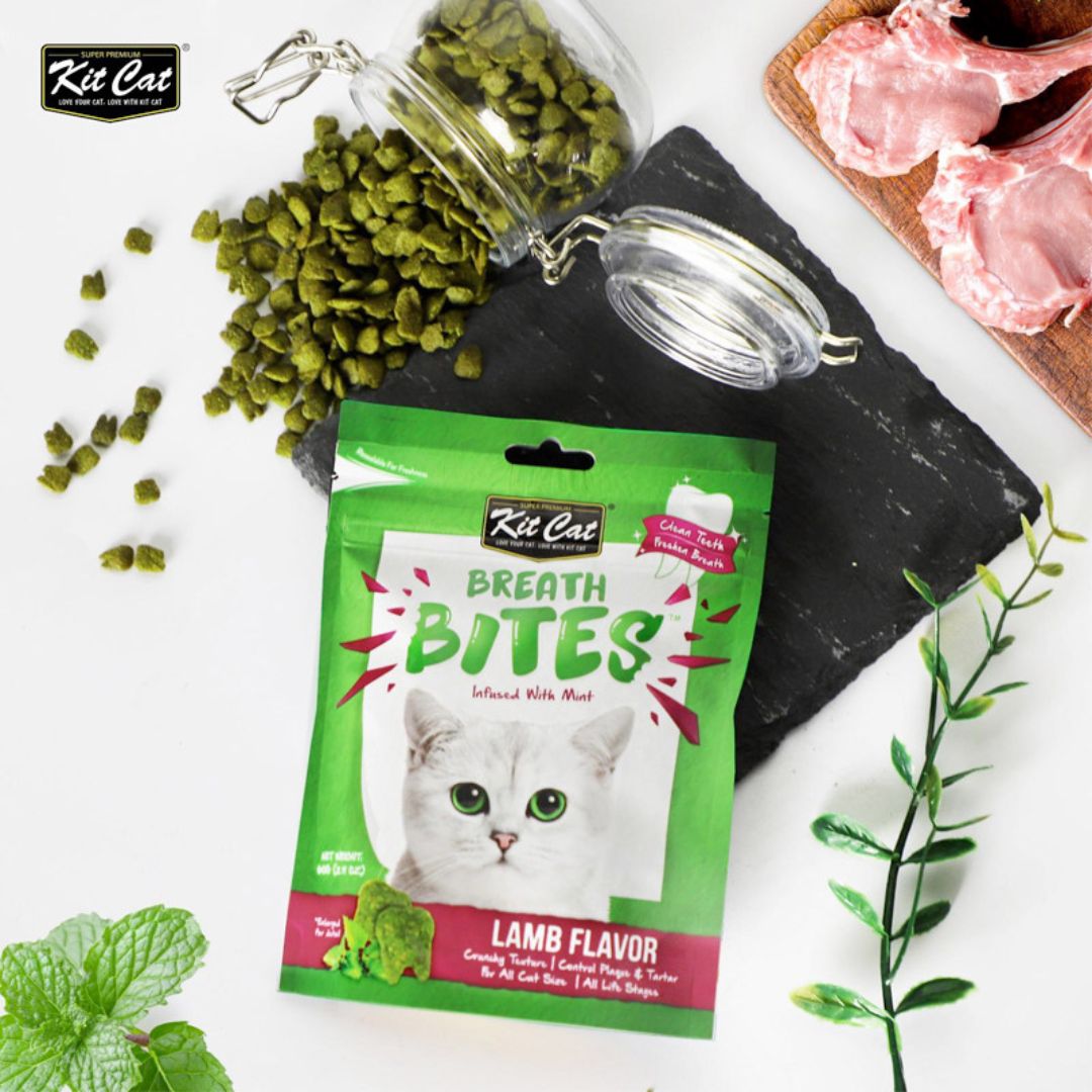 Breath Bites Dog Treats – Lamb Flavor – 60g Dental Chews