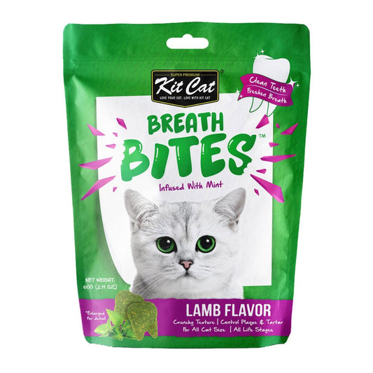 Breath Bites Dog Treats – Lamb Flavor – 60g Dental Chews
