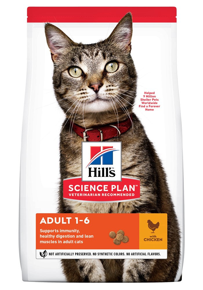 Hills Science Plan Dry Food Adult  Chicken Flavor 10Kg