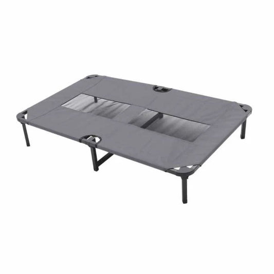 Duvo+ Relax Dog Bed Grey – 102.5x68x19cm Soft & Supportive