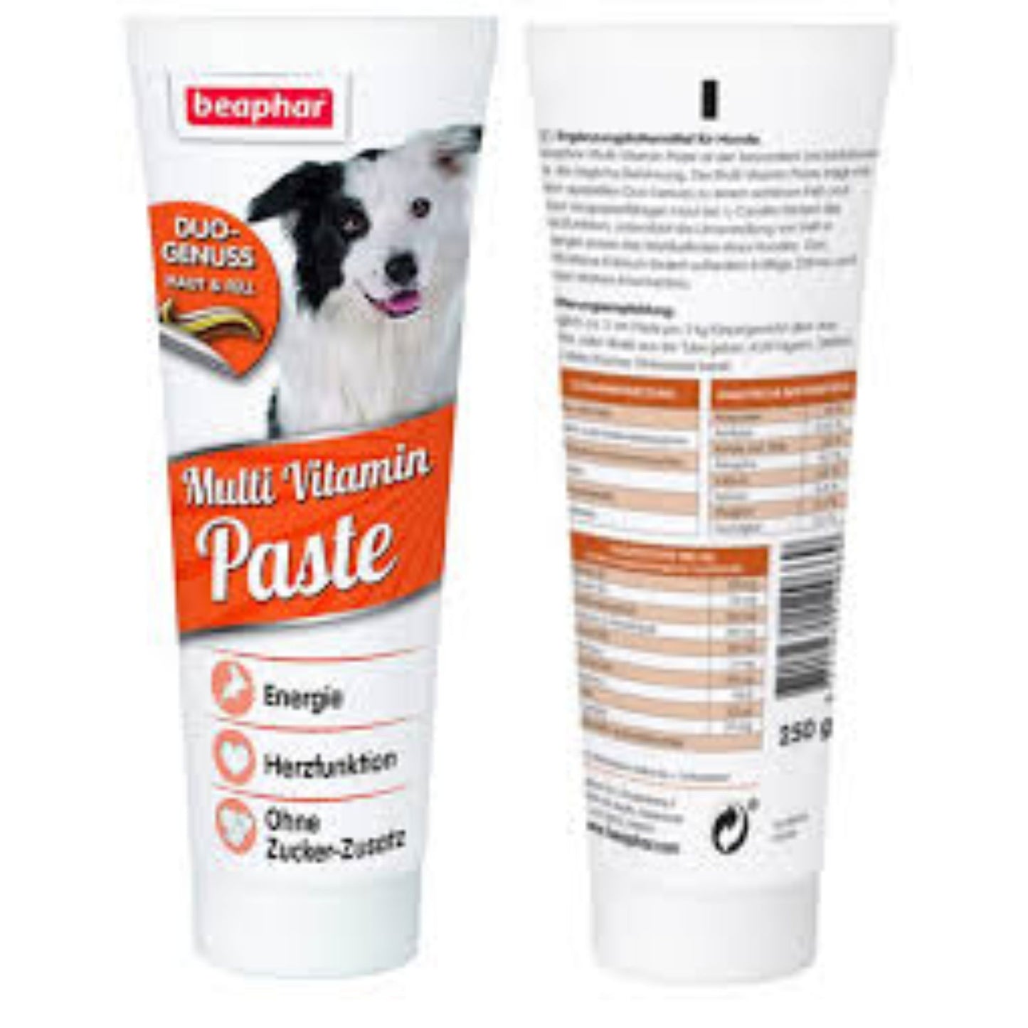 Beaphar Multi Vitamin Paste for dogs on a white background