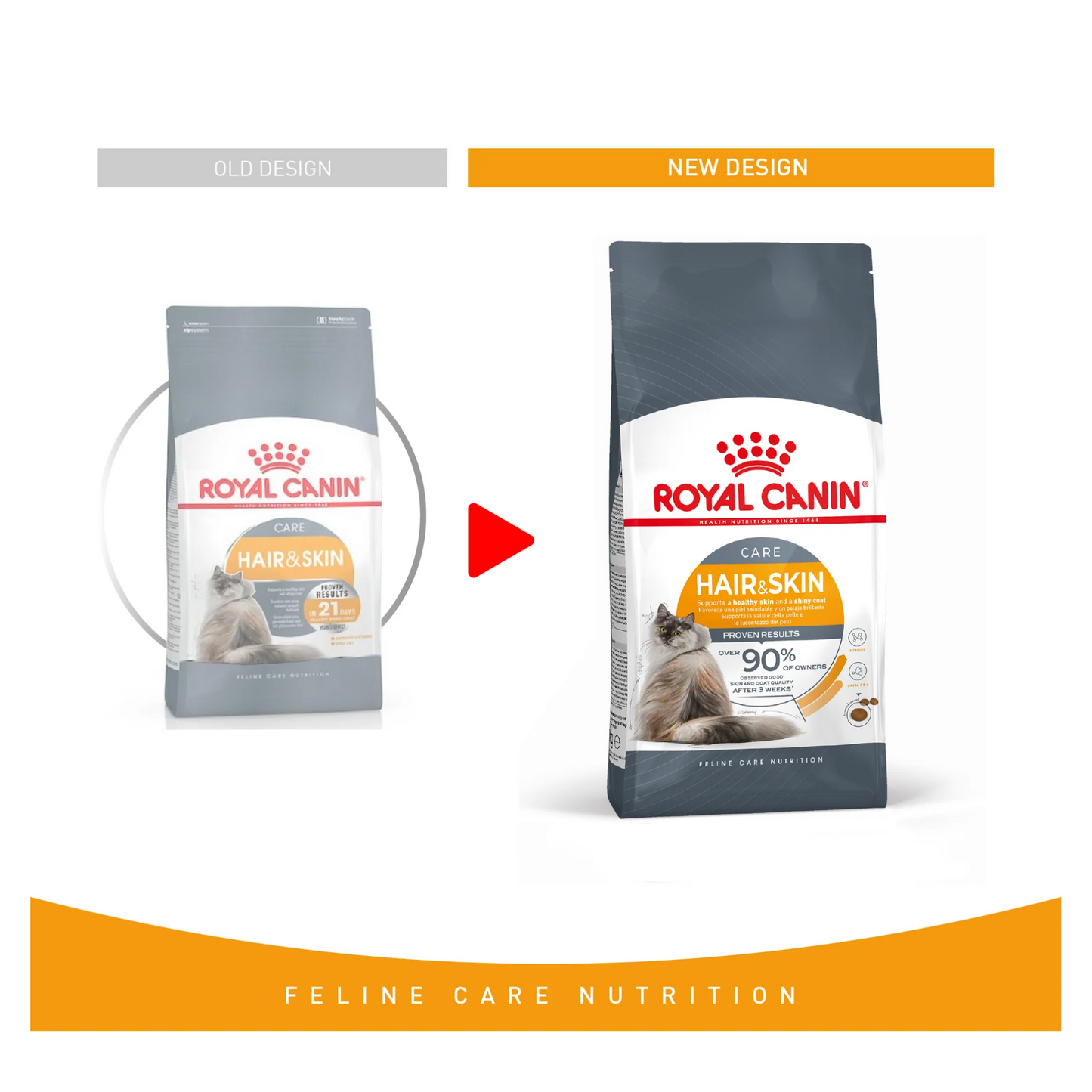 Royal Canin Feline Care Nutrition Hair & Skin Cat Dry food 2kg